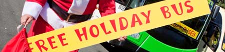 Free holiday buses